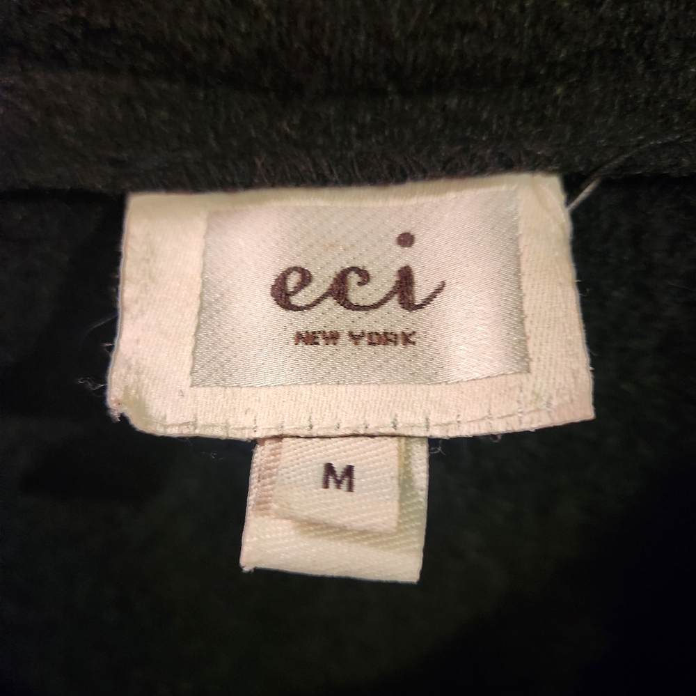 💓 3/$15 ECI New York Size Medium Black Jacket - Picture 6 of 12